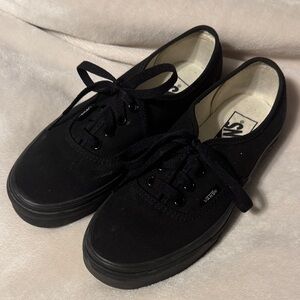Vans Women's Black Canvas Shoes